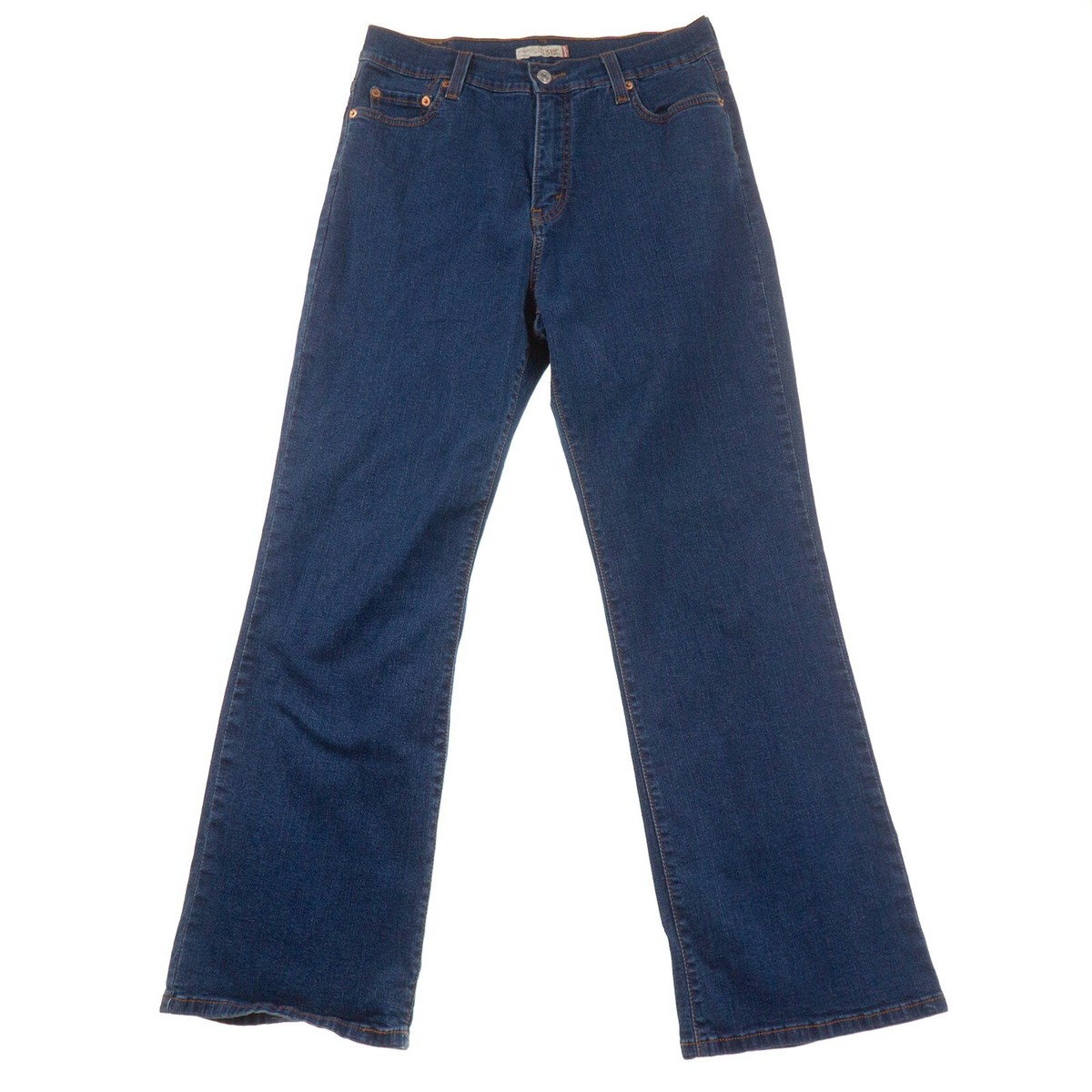 Levi's 512 Bootcut Jeans Womens 14 High Rise Medium Blue Denim | eBay