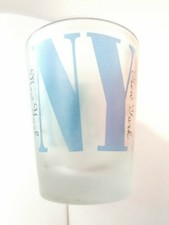 NEW YORK NY LOGO SHOT GLASS GREAT FOR ANY OLDER COLLECTION