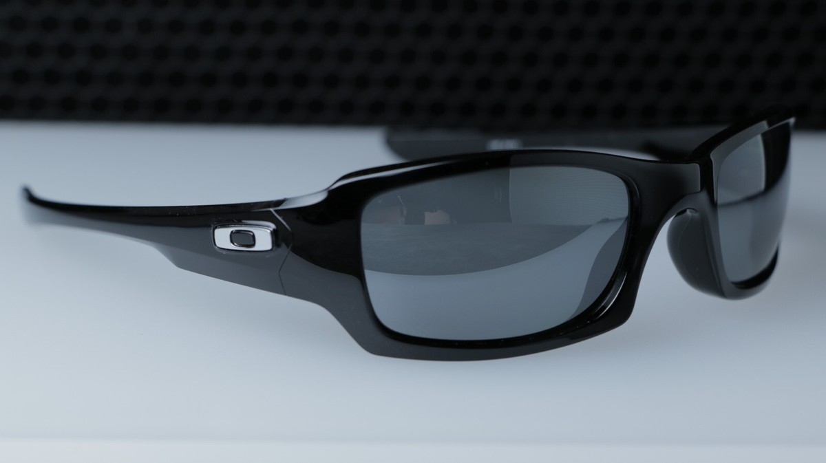 小物 OAKLEY (4+1)2 FIVES SQUARED Oakley Fives Squared (4+1)2 Black Rectangle Wrap Sunglasses