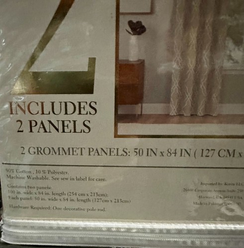 Perfect Pair Curtain 2 Grommet Windows Panels 50 in x 84 in - Picture 10 of 21