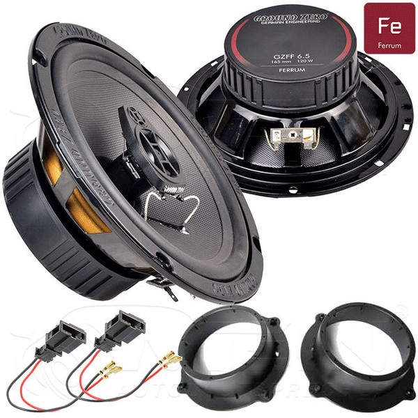 Ground Zero Lautsprecher FüR Audi TT 8J 2006-2014 Front Vorn 2-Wege 120W #B0IH-image