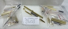 STREAMLINE PEN KITS X 5 VARIOUS FINISHES Gold, Copper, Chrome/ Silver, Gun Metal