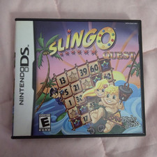 Slingo Quest Nintendo DS Puzzle Game w/ Manual E Rated NTSC-U/C 2008