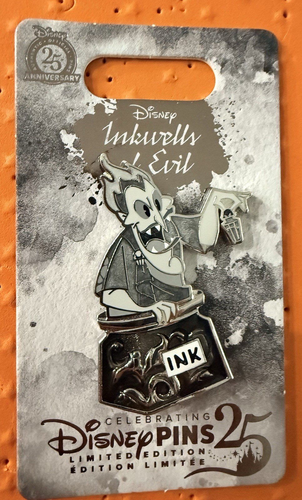2025 Disney Parks Inkwells Of Evil Hades Hercules Pin LE 4000 