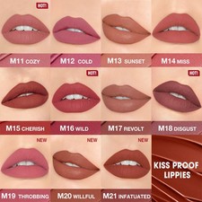 Lápiz labial mate para mujer 1 pieza hidratante terciopelo mate nutritivo