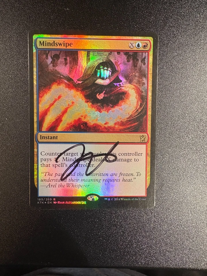 Mindswipe Khans of Tarkir Foil Signatures Unverified - Image 3 of 4