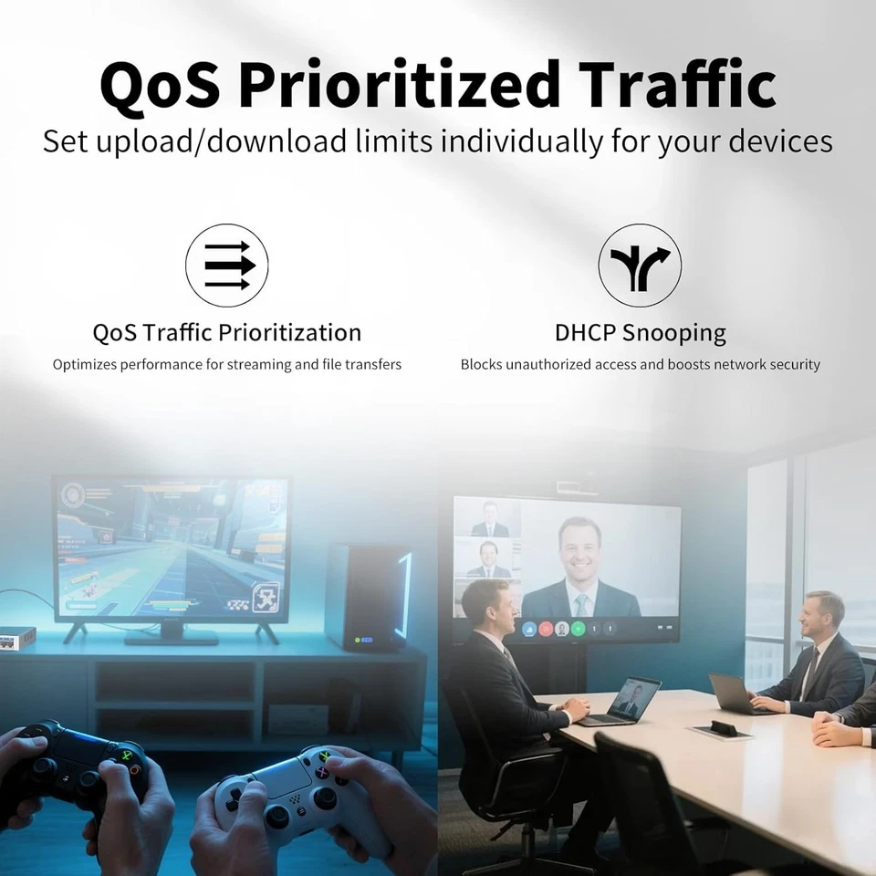 16 Port Gigabit Switch, Easy Smart Managed Ethernet Switch - Image 4 of 4