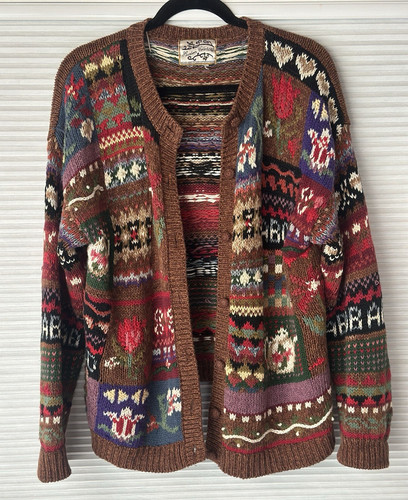 90s Vintage Cottagecore grandmacore Knit Cardigan heirloom collectibles