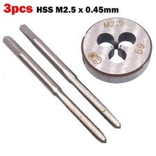 Efficient HSS M2 5 x 0 45mm Tap and Die Set for Metric Threaded Applications