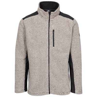Trespass Herren Full Front Zip Strick gestreift Fleece Jacke-Faratino