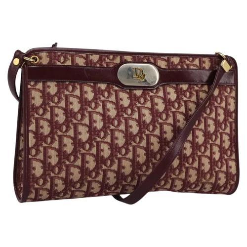 Sac bandoulière Dior Trotter toile rouge authentique
