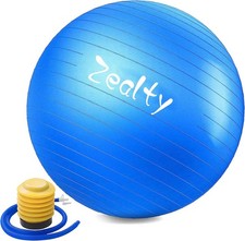 Yoga Ball Exercise Ball - Anti-Slip and Anti-Burst Workout Ball