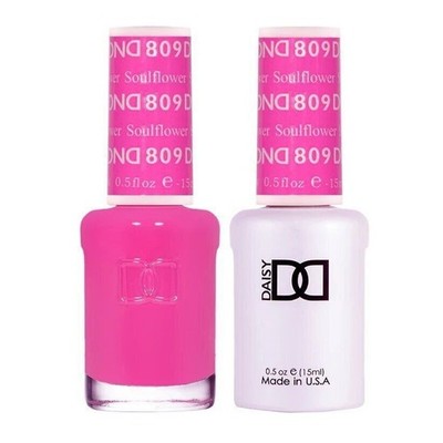 DND Nail Polish Gel & Matching Lacquer Set Duo 809 Soulflower