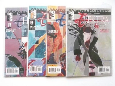 ELEKTRA GLIMPSE & ECHO Heft 1 2 3 4 komplett US Marvel 2002