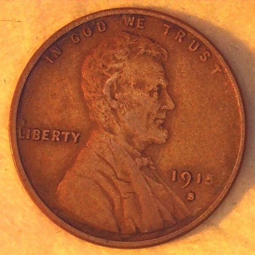 1915-S Lincoln Wheat Cent — photo from the most recent tracked eBay sale
