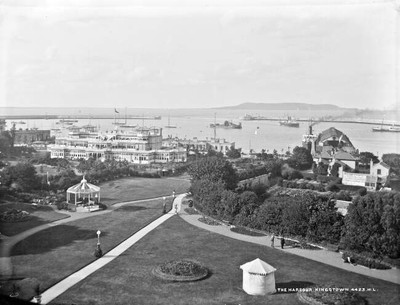 Harbour, Kingstown, Co. Dublin Ireland c1900 OLD PHOTO
