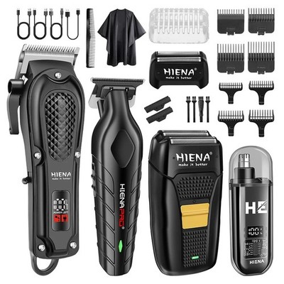 Hiena Professional Electric Hair Clippers  Rechargeable Men's Hair Trimmer