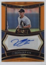2025 Panini Select Signatures Orange Prizm 55/75 Seong-Jun Kim #SIG-SJ Auto