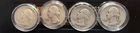 🔥 1936-64 Washington Quarter 90% Silver Circulated $1 Face Value 4 Quarters🔥