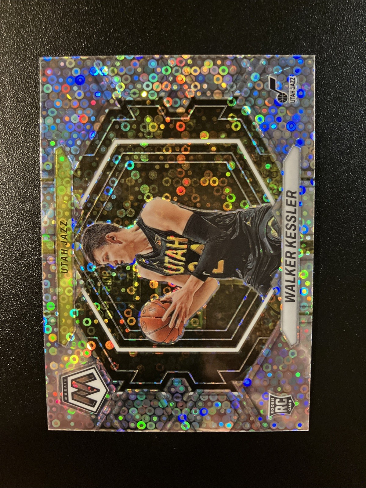 2022 Panini Mosaic - Jazz Walker Kessler #212 (RC) Fast Break Prizm