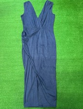 Fashion Nova Blue Sleeveless Slit Dress Size M New with Tags
