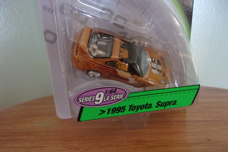 Fast And The Furious (2002) Racing Champions Gold 1995 Toyota Supra Series 9 - Image 3 of 3