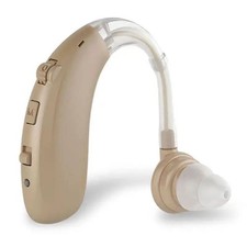Hearing Aid OTC Digital Elderly Deaf Amplifier BTE Behind Ear, 1 Unit Beige 