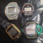 Vintage Casio JP-200W Digital Watch, Timex, Lot 4 Parts