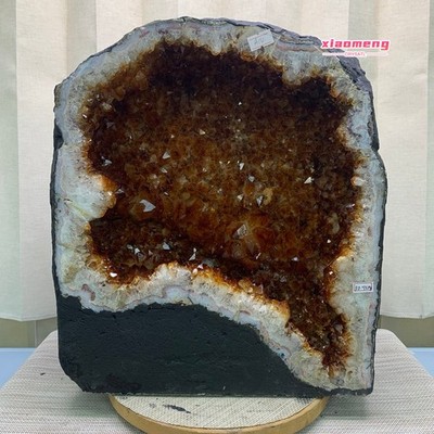 68LB Natural citrine geode quartz cluster crystal cathedrals specimen healing