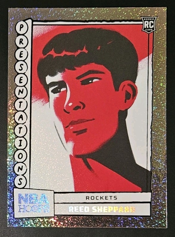 Reed Sheppard 2024-25 Panini Hoops PRESENTATIONS Rookie Insert Card SSP (no.13)