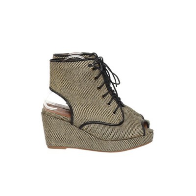 Jeffrey Campbell, Keilschuhe, Größe: 37, Ibiza Last, Beige/Schwarz, Damen #AuI