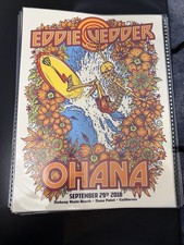 Ohana Festival 2018 Poster Ben Brown Eddie Vedder Pearl Jam Dana Point