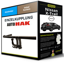 Abnehmbare Anhängerkupplung für NISSAN X-Trail 08.17- III Typ T32 Auto Hak NEU