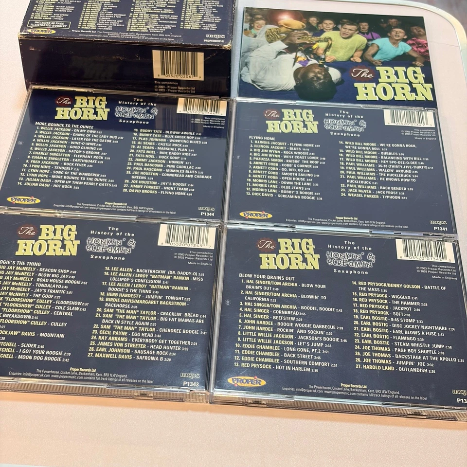 The Big Horn The History of Honkin & Screamin Saxophone 2003 Jazz Proper - Imagem 2 de 4