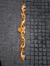 Cimasa 166 Cm antica legno fregio sovraporta sopra porta  barocco Oro Vintage 