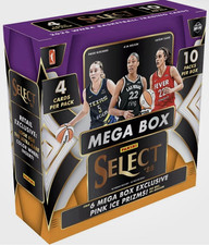 2025 Panini Select WNBA Basketball Factory Sealed Mega Box 10 Packs