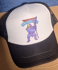 Adjustable Trucker Baseball Hat Cap MOTU Masters of the Universe Skeletor Black
