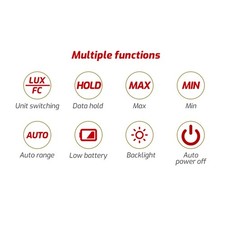 B- TASI Digital Light Meter Illuminance Lux Meter With Record Function LCD