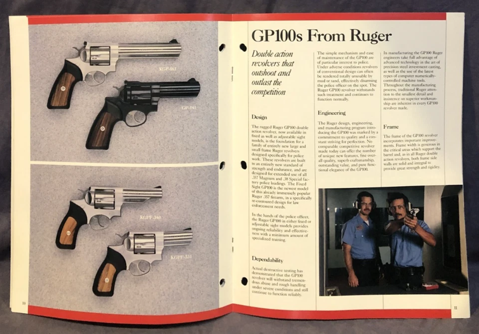 Ruger Police Service Firearms 1988 catalog - Image 4 of 4
