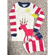Hanna Anderson NEW WITH TAGS pajamas Holiday reindeer