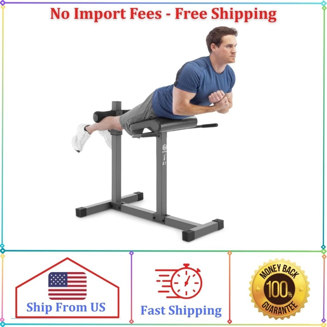 Roman Chair Hyper Extension Bench Marcy JD-3.1 Ab Abdominal Exercise Adjustable