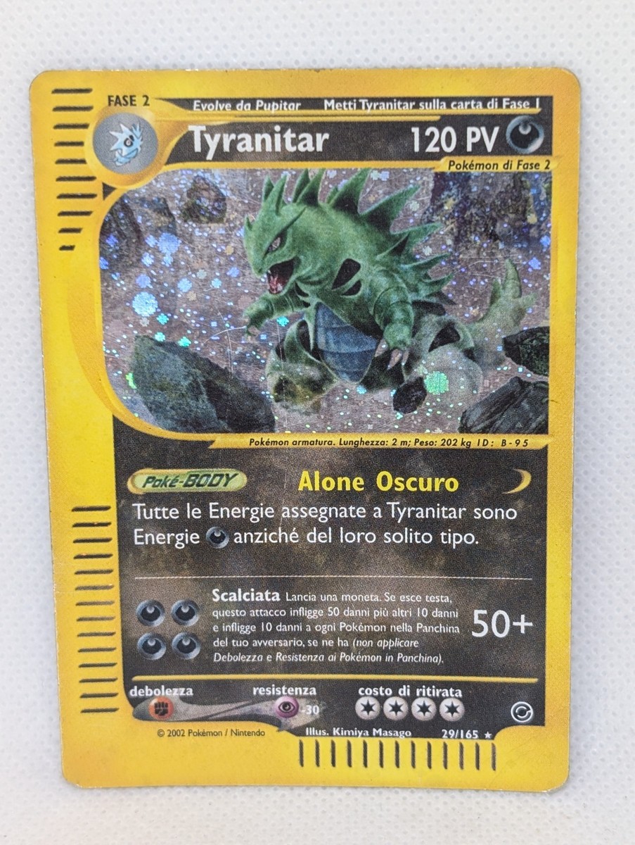 Tyranitar 029/165 Expedition Base Holo Ultra Rare Pokemon TCG
