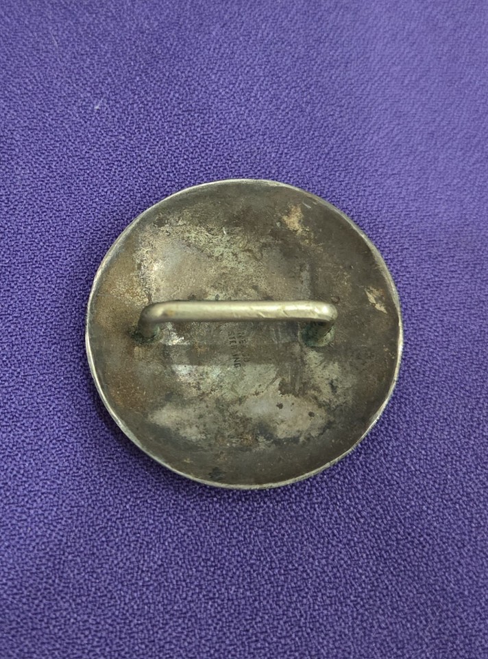 Concho Vintage Argent Sterling - 1,75 Pouces - Vissé - Ornement Western Mexique