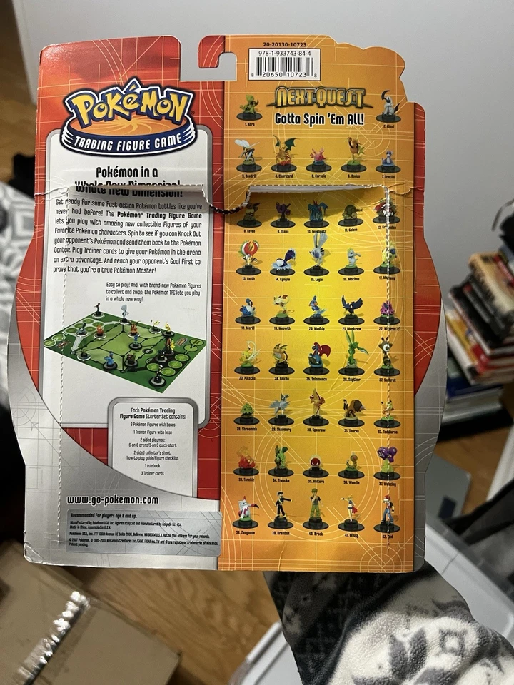 Juego de figuras coleccionables Pokemon Next Quest sellado lanzallamas juego de inicio Foto 4 de 4