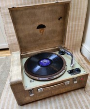 GRAMÓFONO ELÉCTRICO COLARO - FUNCIONA MUY BIEN - BONITO CROMO - GRAN ASPECTO 78 REPRODUCTOR