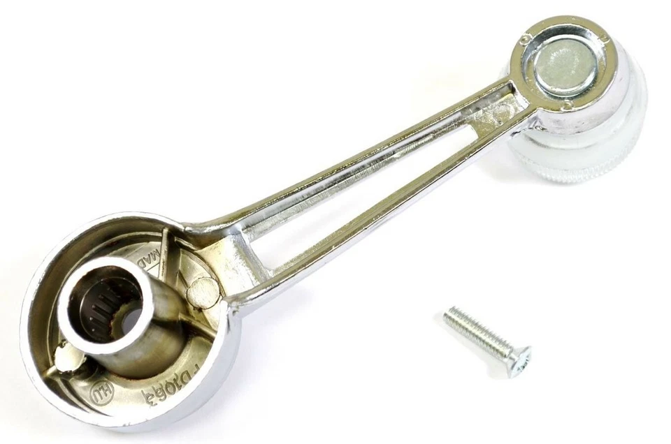 fits 1986 Ford F200 Window Crank Handle Left Right Chrome Zinc Foto 3 de 3