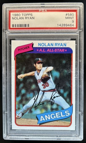 1980 Topps Nolan Ryan All-Star #580 Angels PSA 9