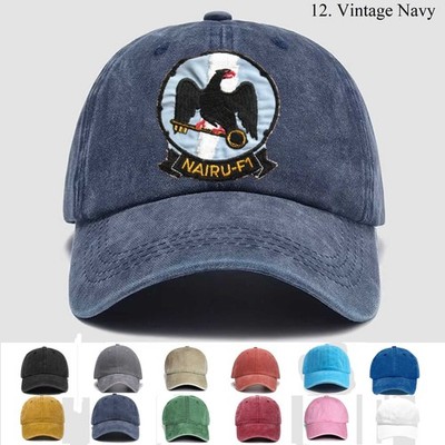 Customized Embroidered Hat Nairu F1 Naval Air Intelligence Reserve Unit, Gift