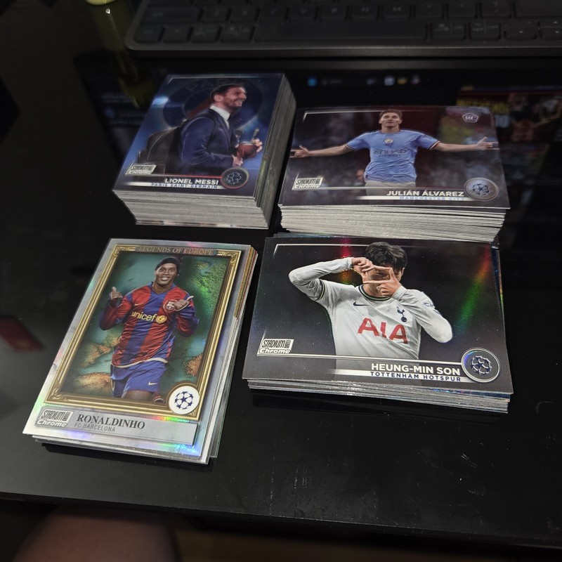 2022-23 Topps Stadium Club Chrome UEFA | 90+ Bulk Lot | Stars, RC, Refractors 