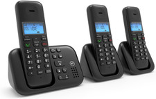 BT 3960 Cordless Home Phone Trio with Call Blocker and Answer Machine